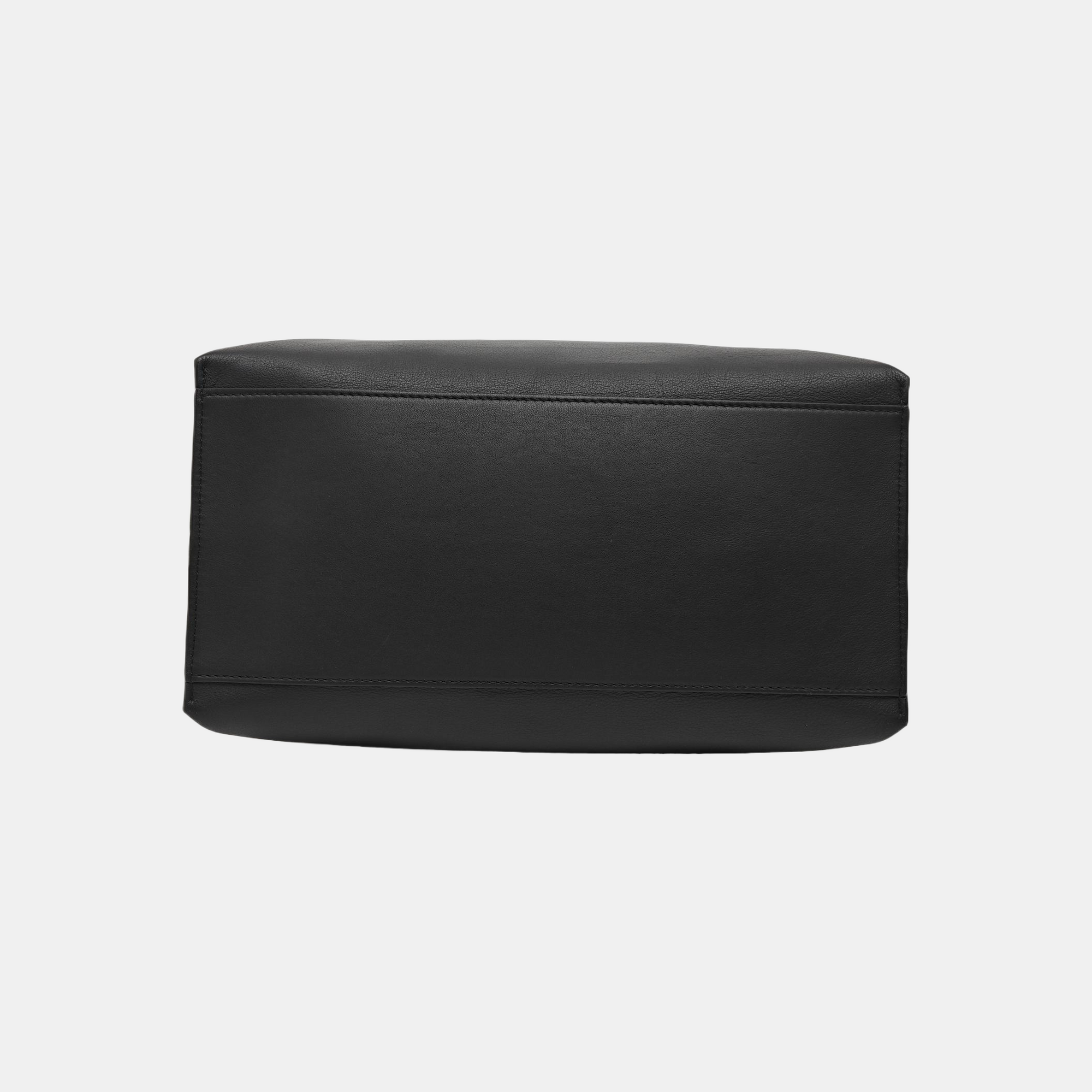 Calfskin Shoulder Bag Black