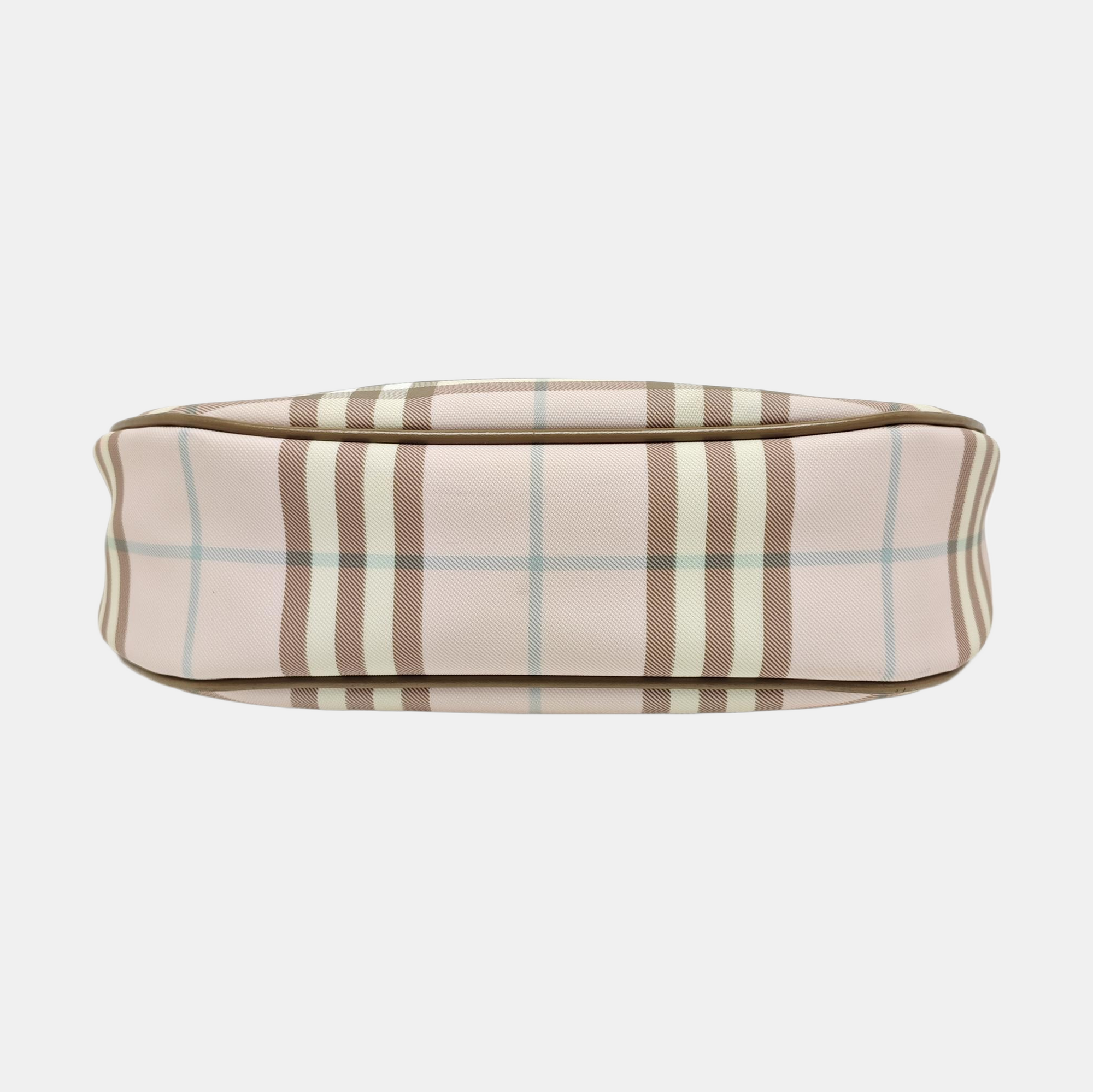 Coated Canvas Top Handle Bag Pink