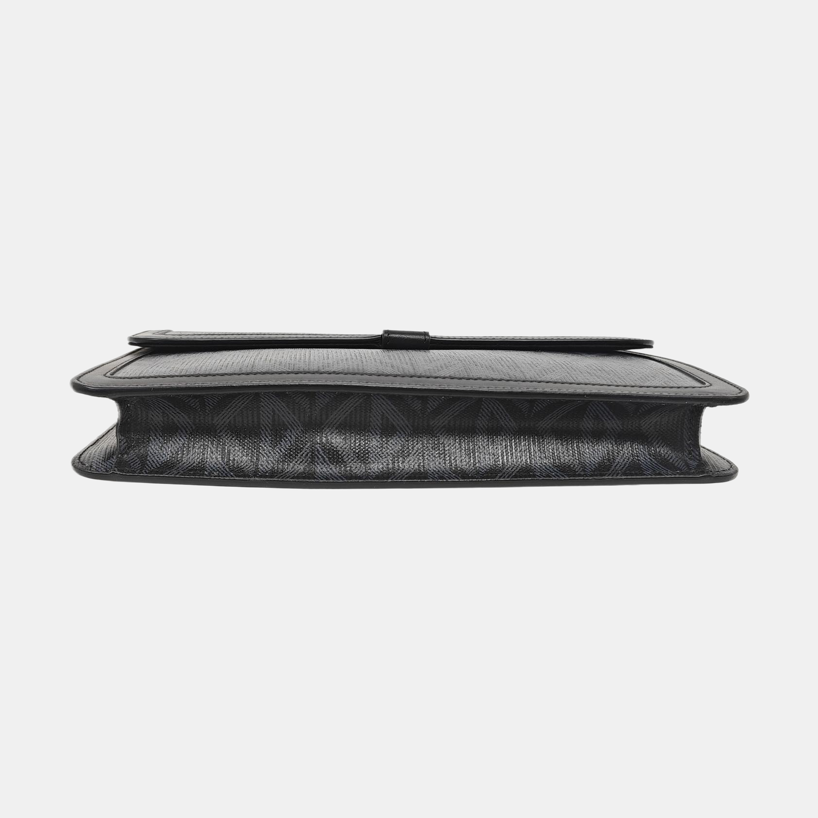 Hit The Road Oblique Coated Canvas Black