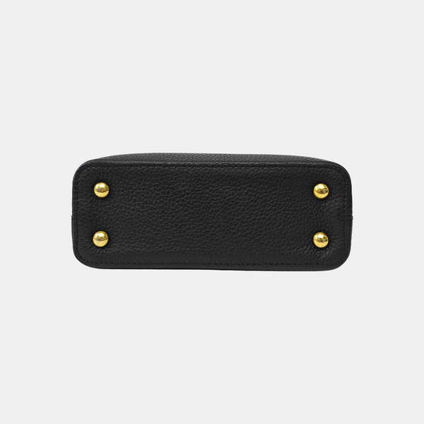 CAPUCINES Mini Calfskin Black