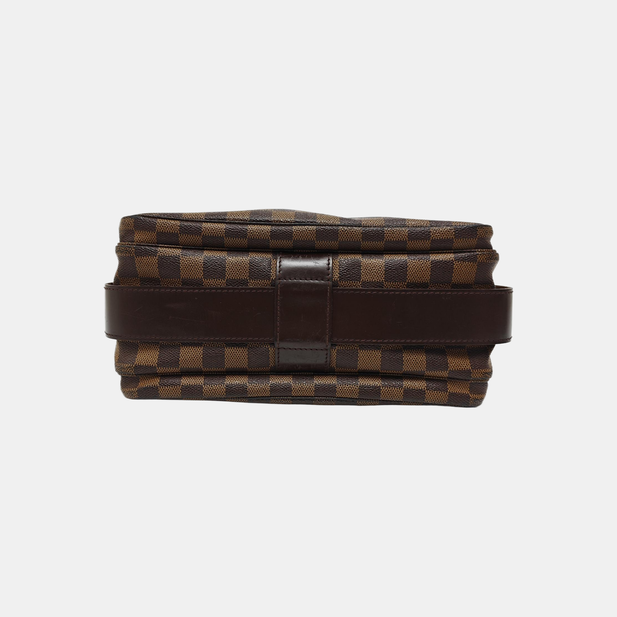 DISTRICT MM Damier Ebene Coated Canvas Brown