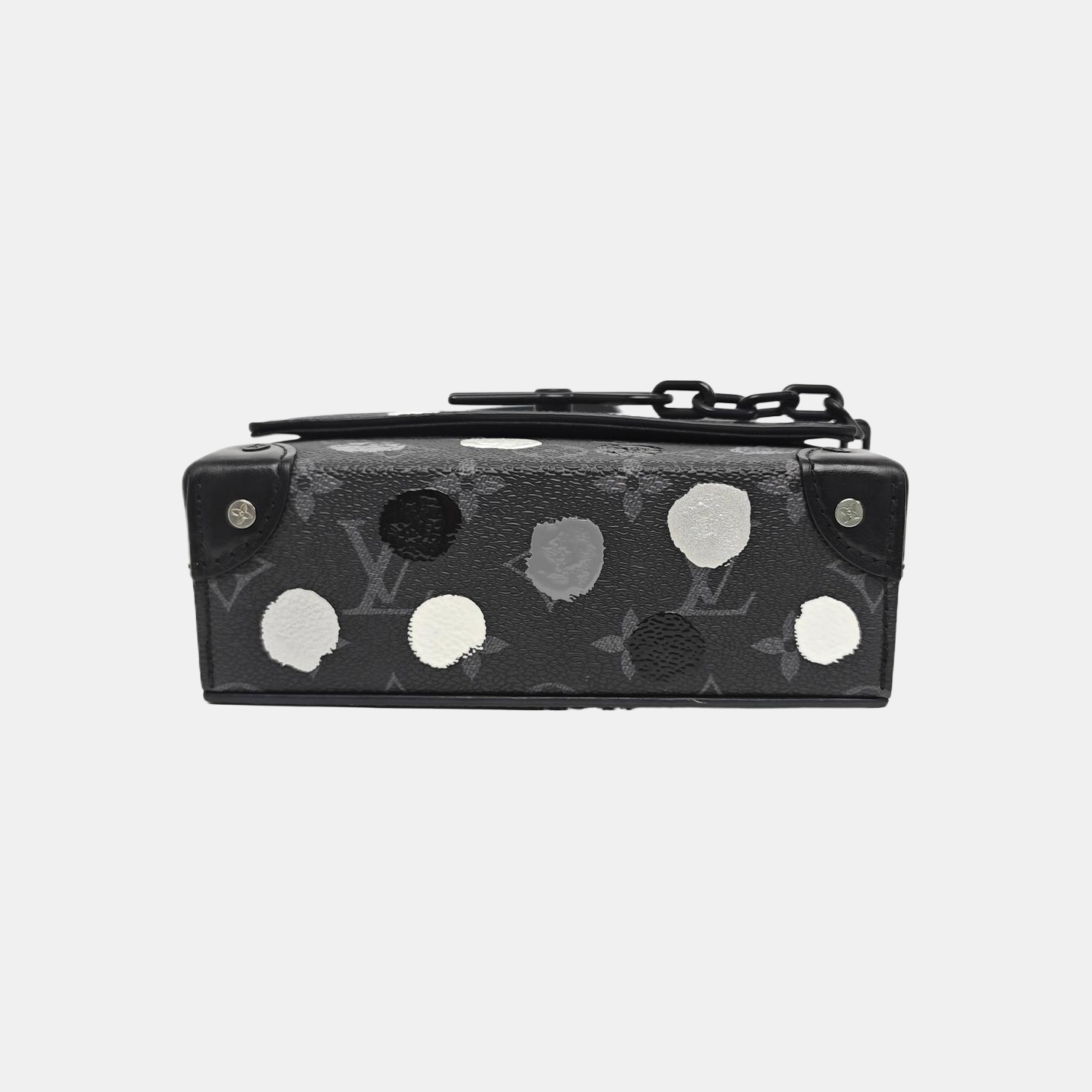 STEAMER Mini Monogram Coated Canvas Black