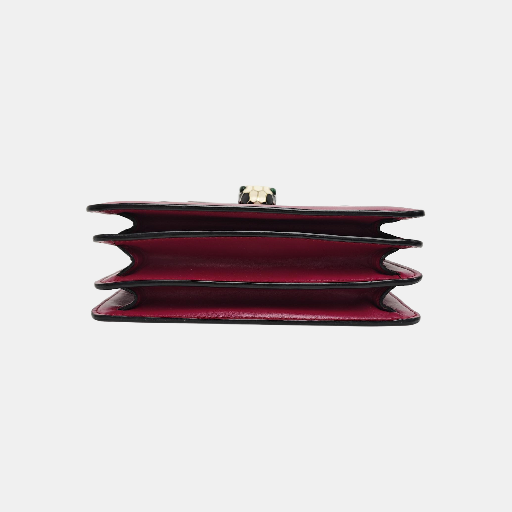 SERPENTI FOREVER Small Calfskin Red