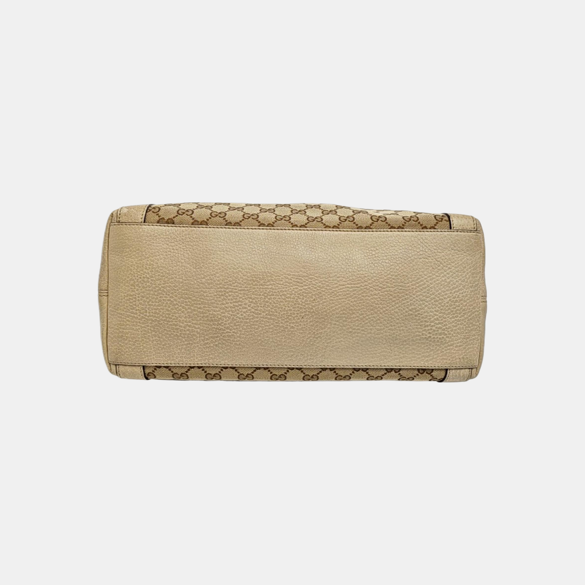 Monogram Canvas Tote Bag Beige