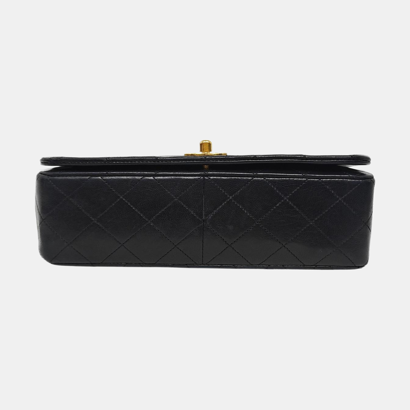 Medium Quilted Lambskin Black