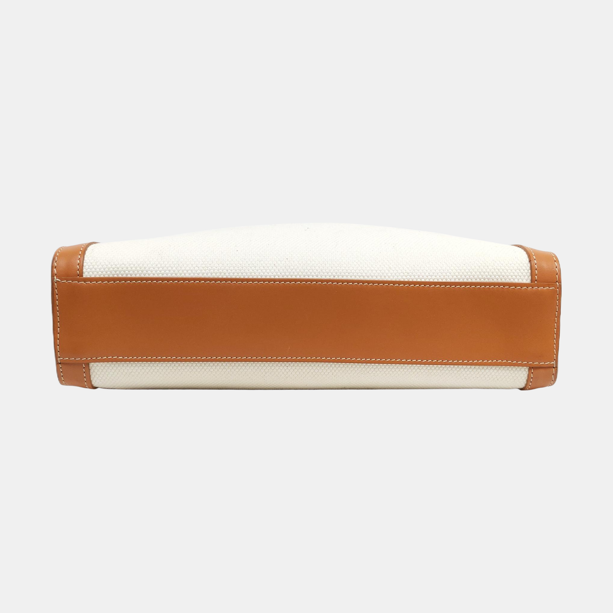 Authenticated pre-owned  CABAS CELINE Small Canvas White - Shoulder Bag at Looply