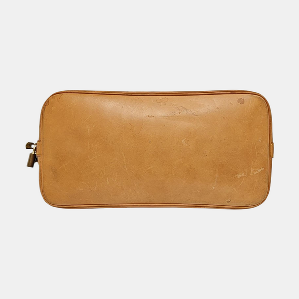 ALMA PM Monogram Coated Canvas Brown