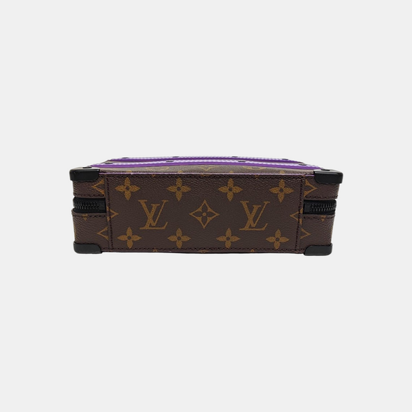 SOFT TRUNK Monogram Coated Canvas Brown