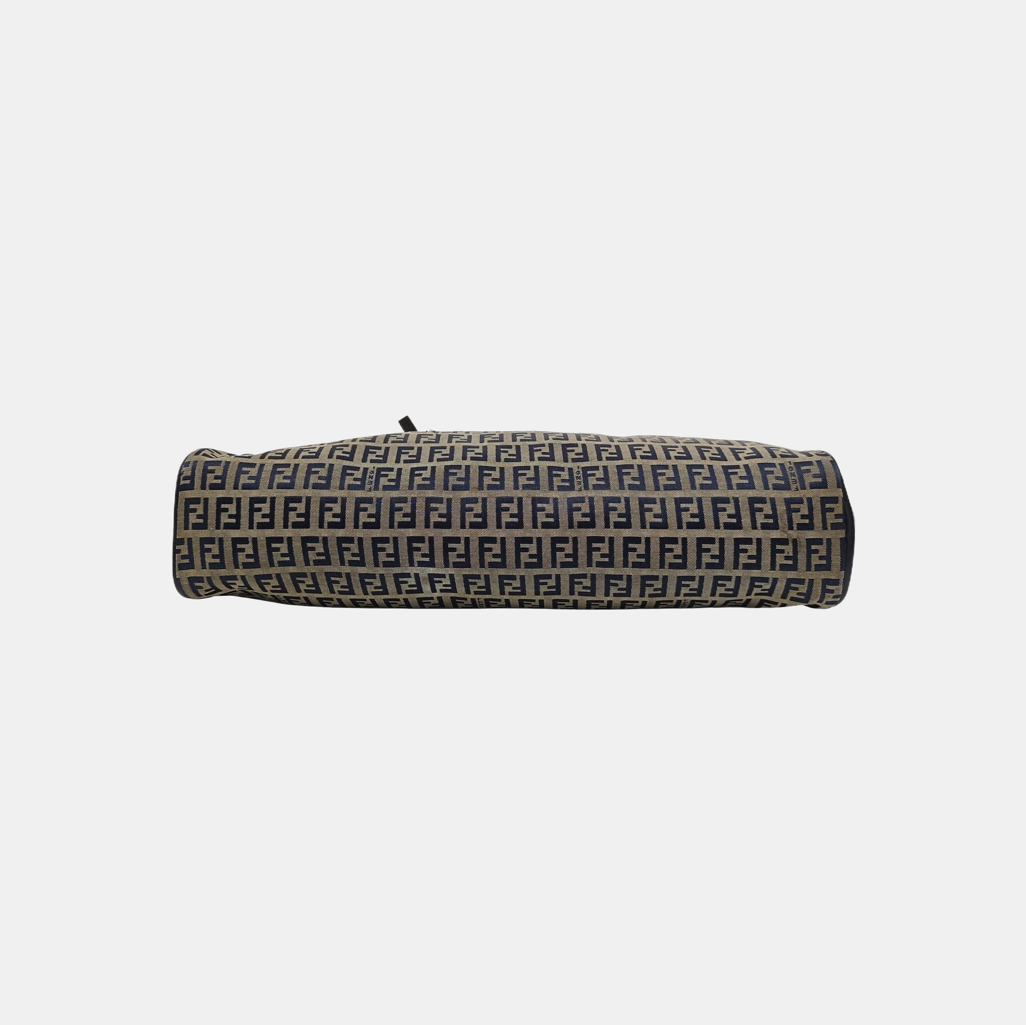 Canvas Top Handle Bag Blue