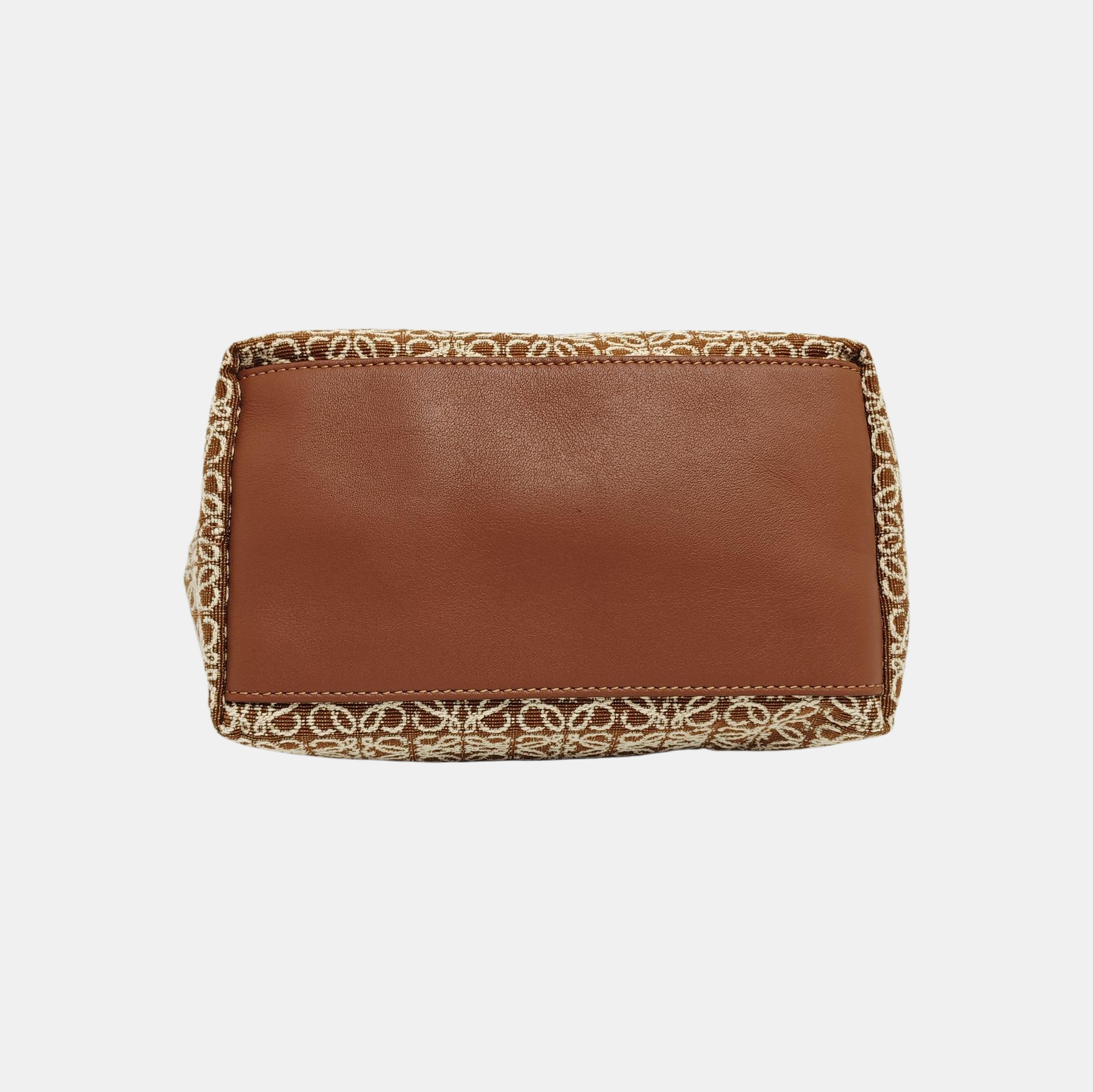 Monogram Canvas Top Handle Bag Brown