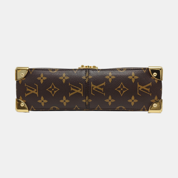 TRUNKIE Monogram Coated Canvas Brown
