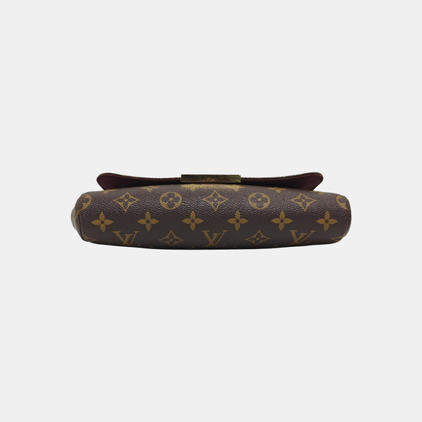 FAVORITE MM Monogram Coated Canvas Brown