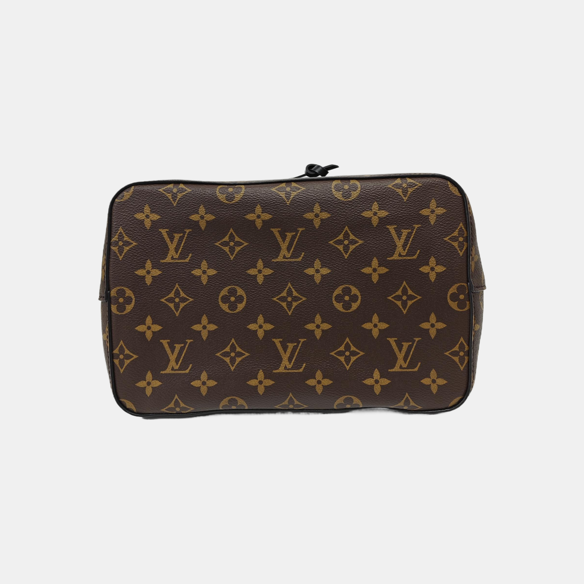 NÉONOÉ MM Monogram Coated Canvas Brown