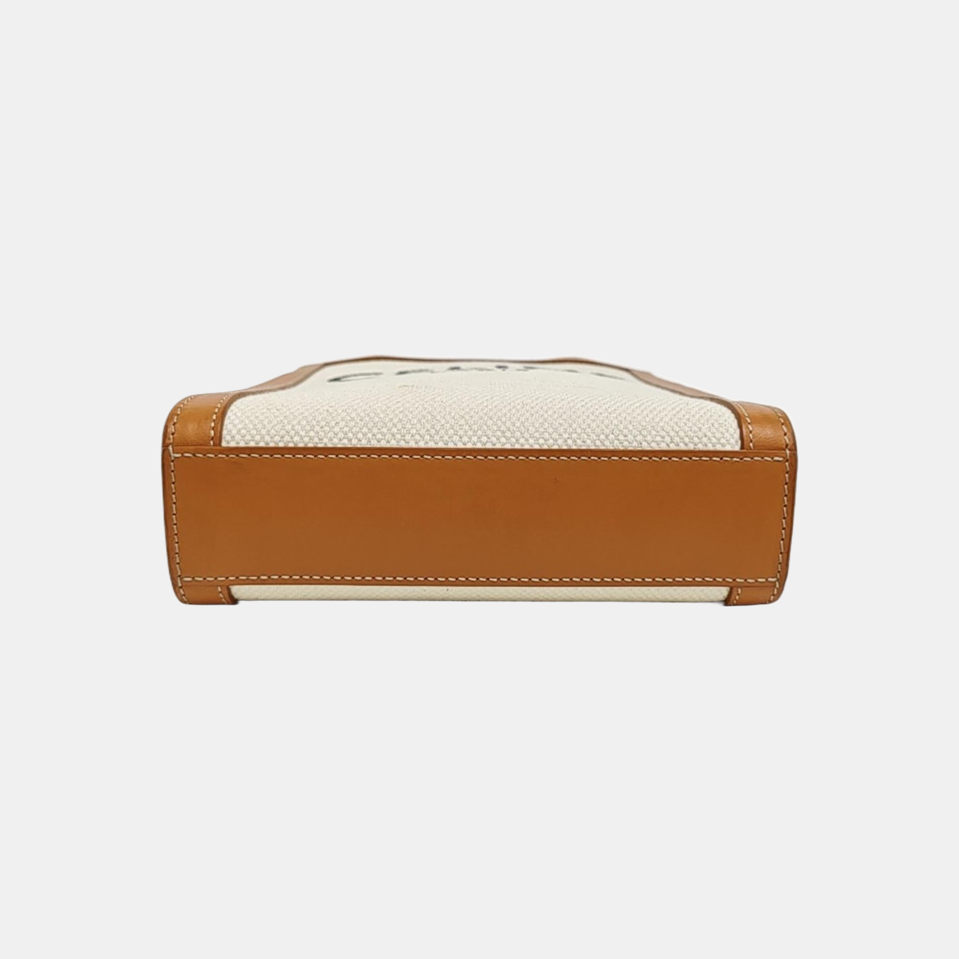 CABAS CELINE Mini Canvas White