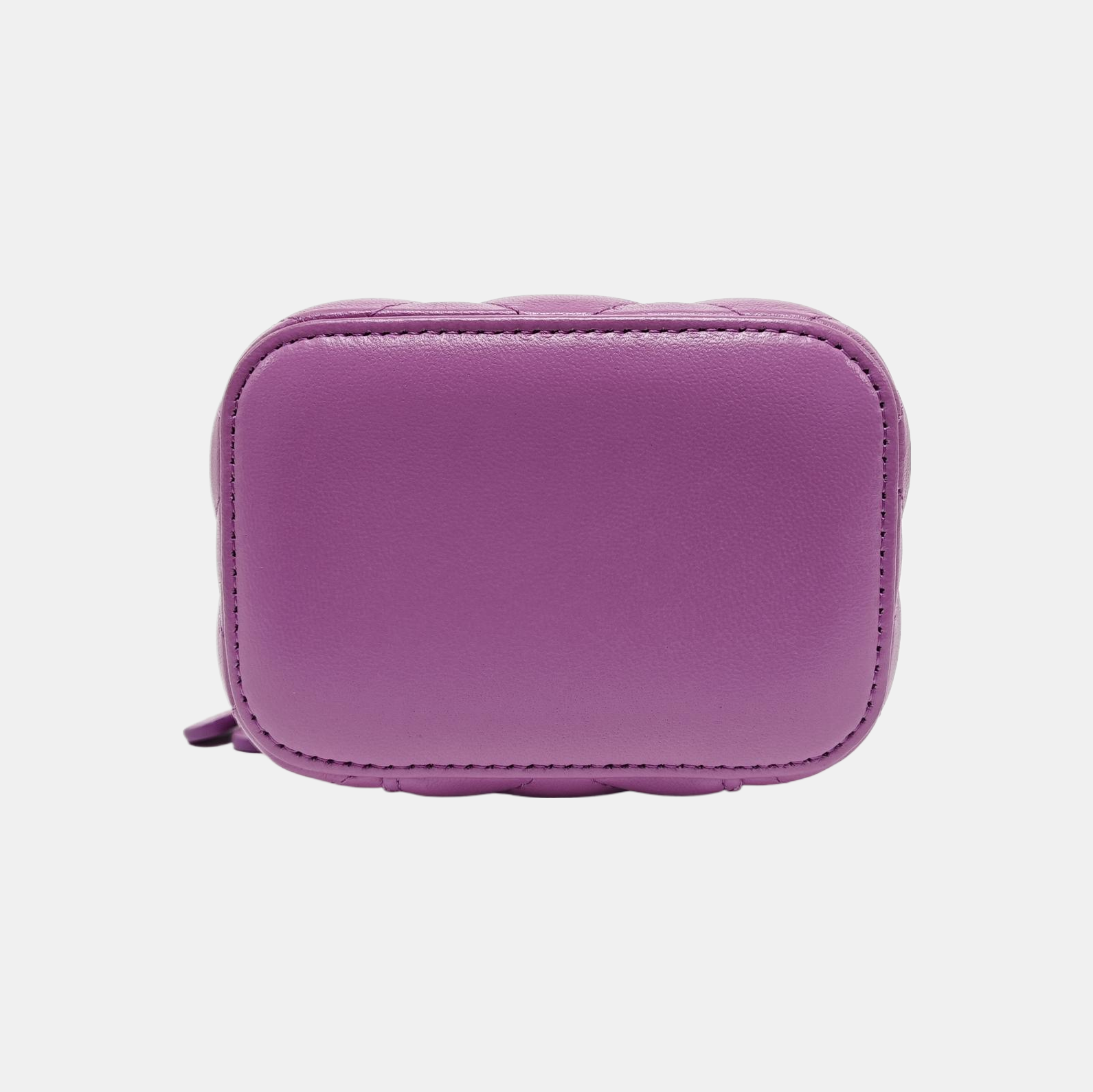 VANITY CASE Small Quilted Lambskin Purple