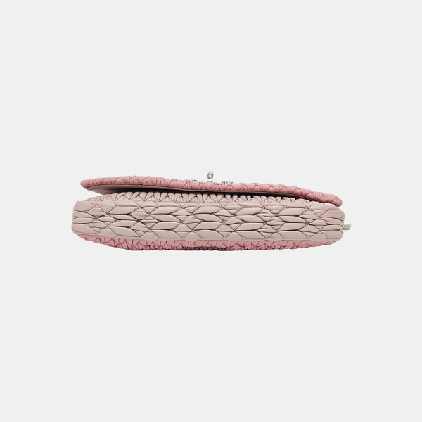 Crystal Quilted Lambskin Pink