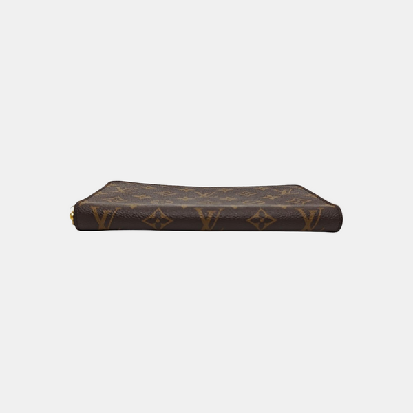 ZIPPY Monogram Coated Canvas Brown Wallet