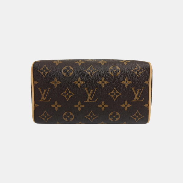 SPEEDY 20 Monogram Coated Canvas Brown