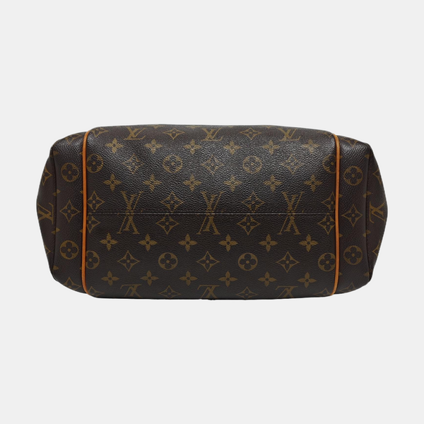 TOTALLY Monogram Coated Canvas Brown
