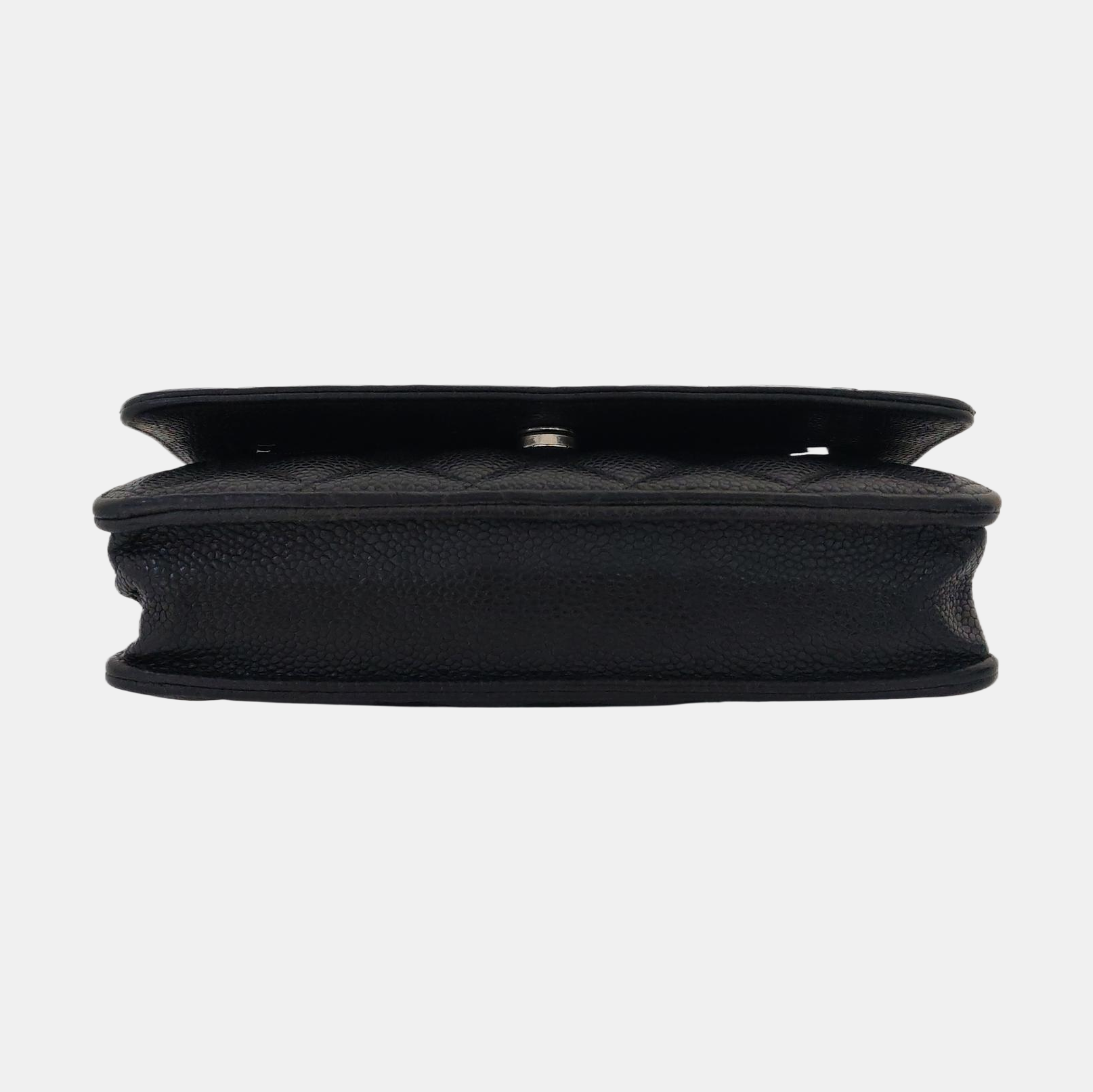 WOC Quilted Grained Calfskin Black