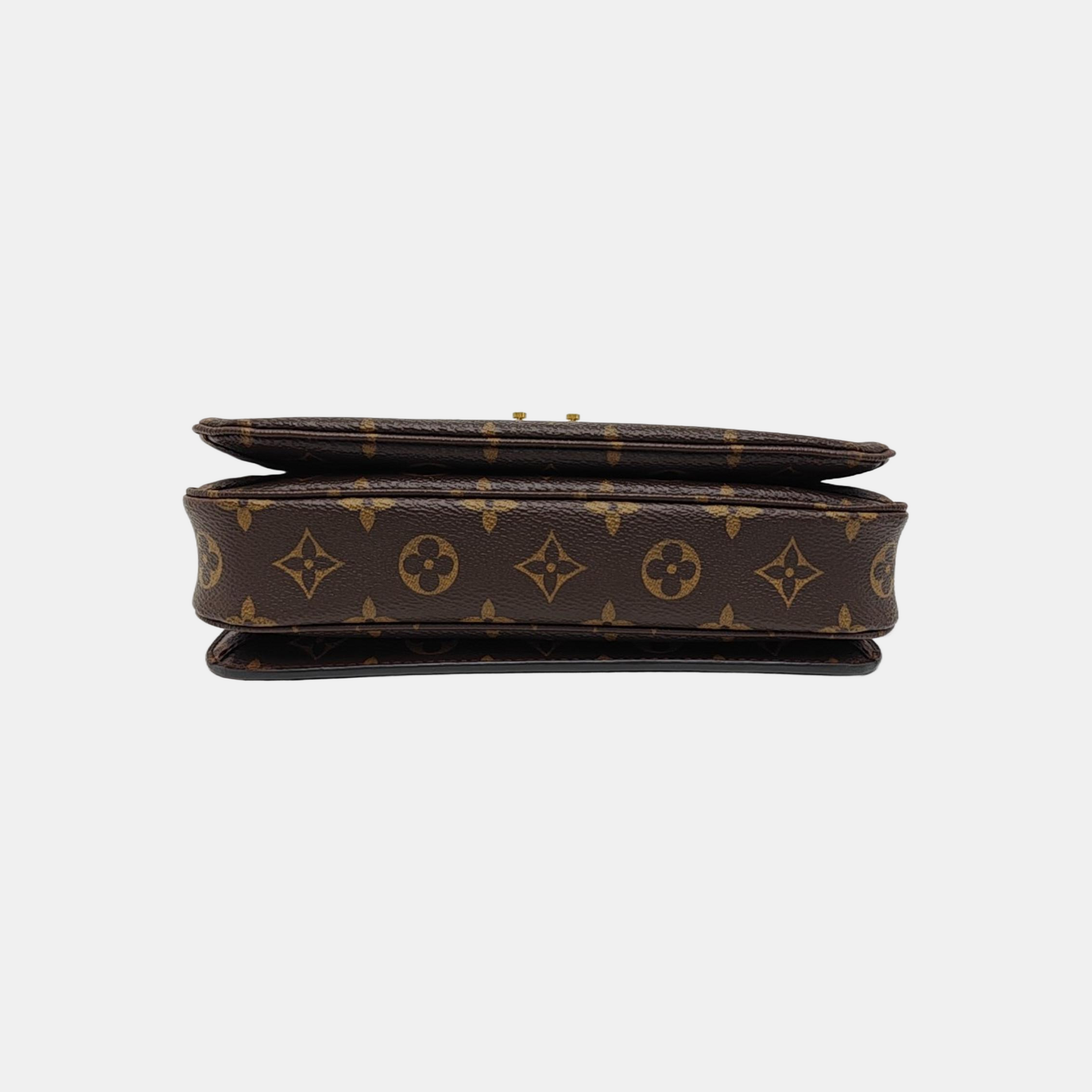 MÉTIS MM Monogram Coated Canvas Brown