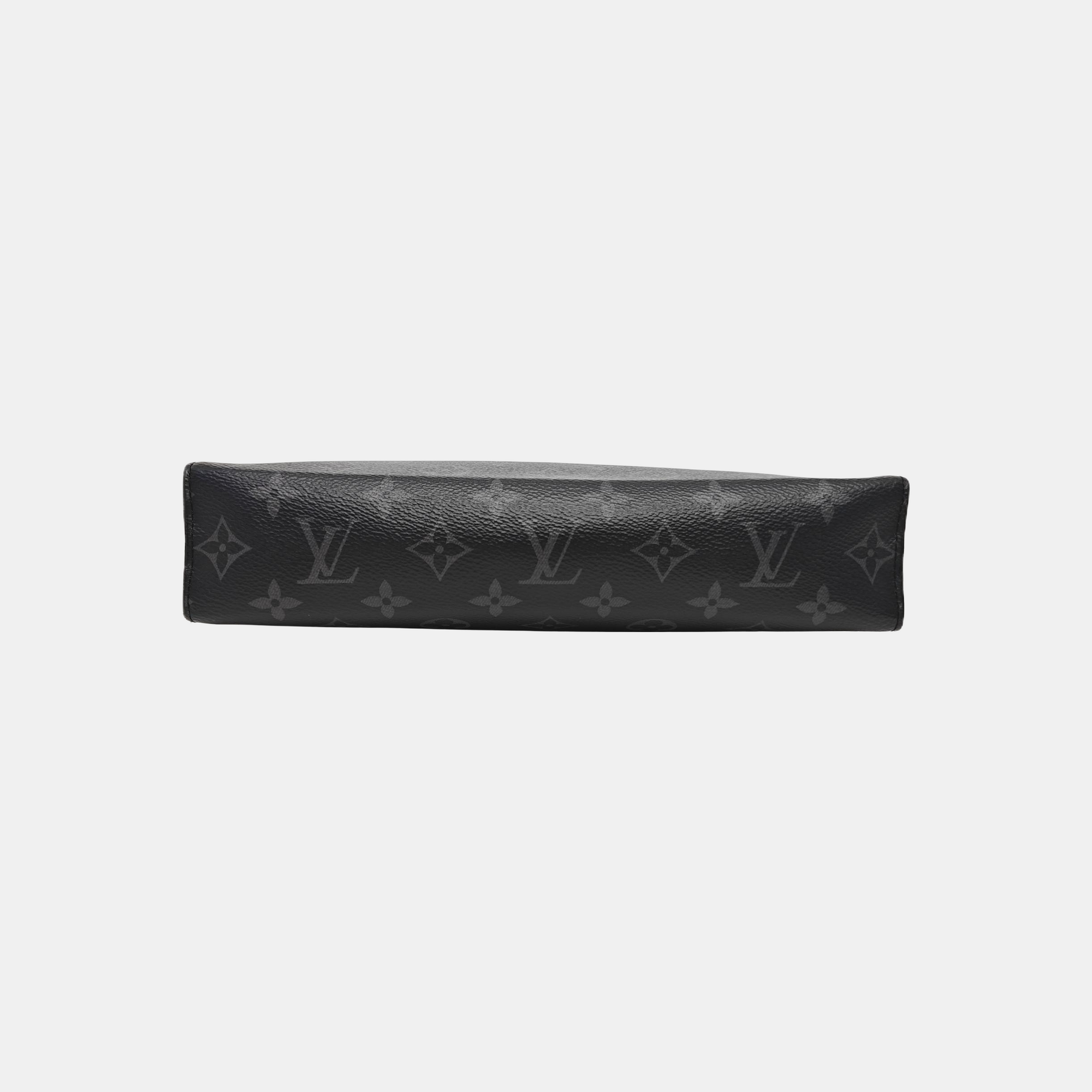 Pochette Voyag MM Monogram Coated Canvas Black
