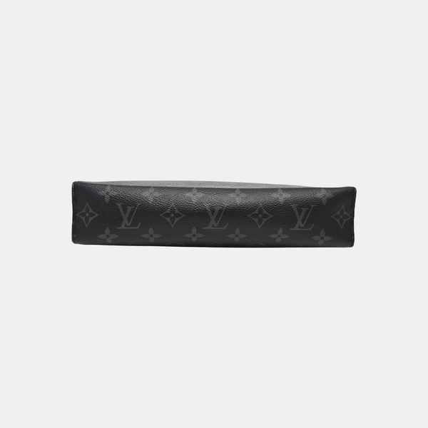 Pochette Voyag MM Monogram Coated Canvas Black