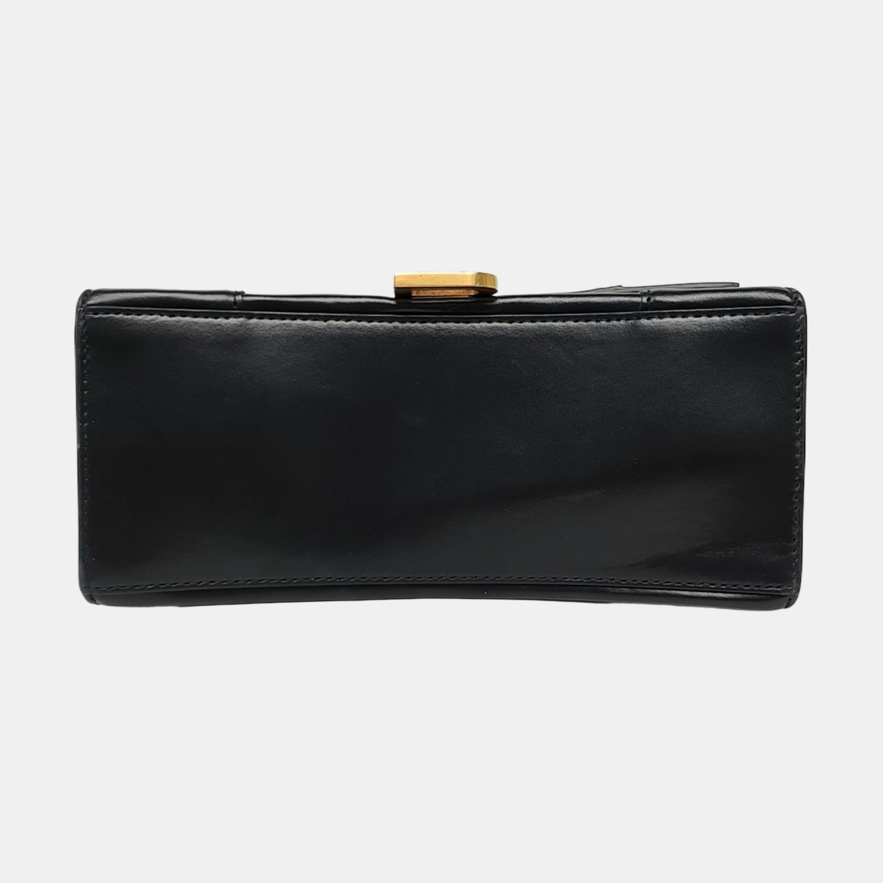 Hourglass S Calfskin Black