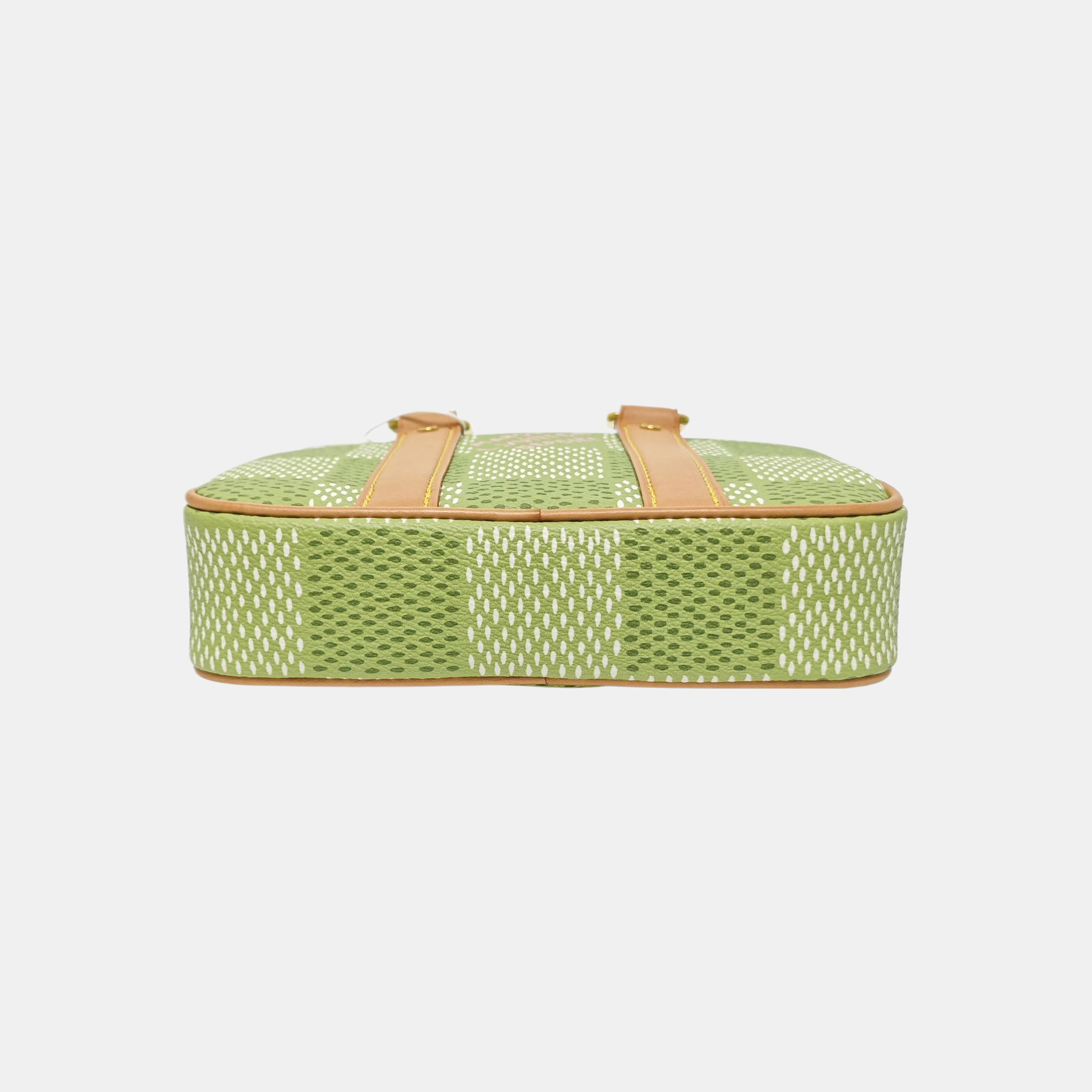 Damier Coated Canvas Shoulder Bag Nano Green