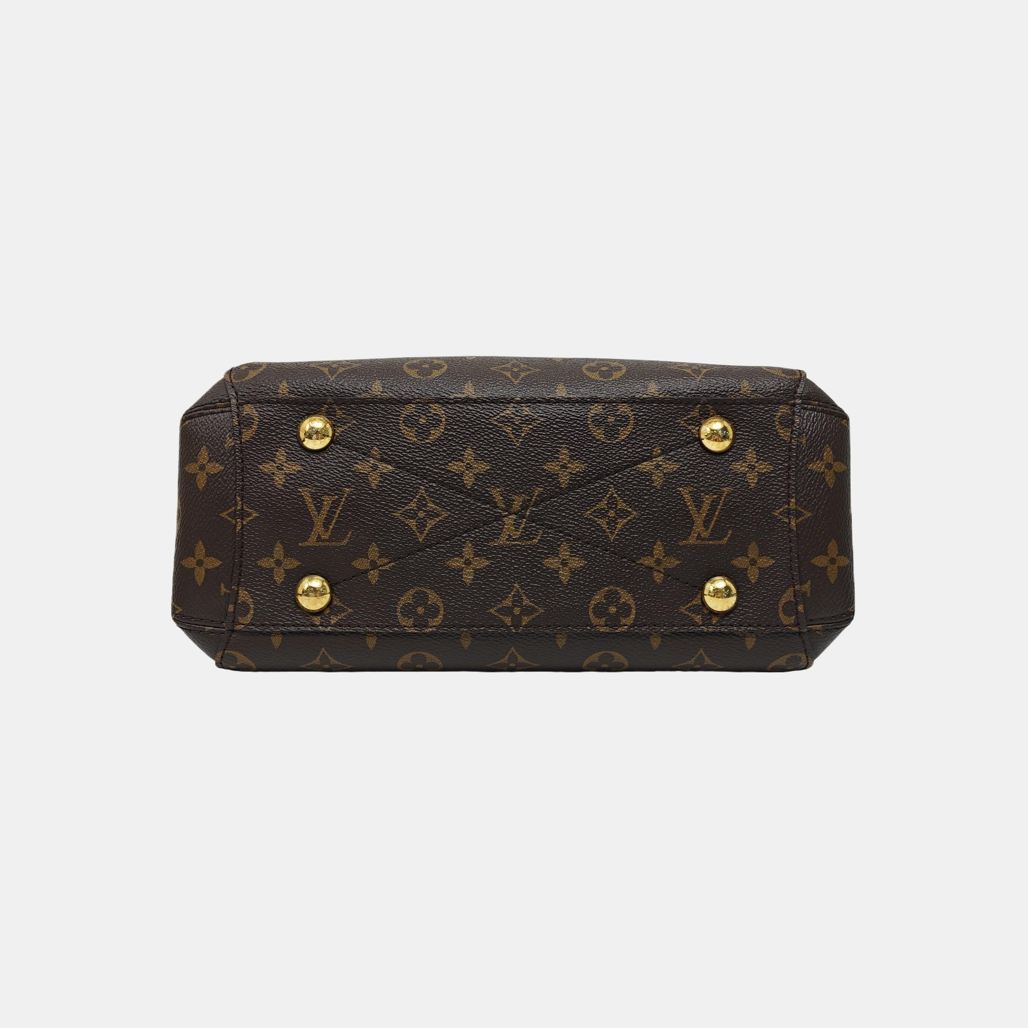 MONTAIGNE BB Monogram Coated Canvas Brown