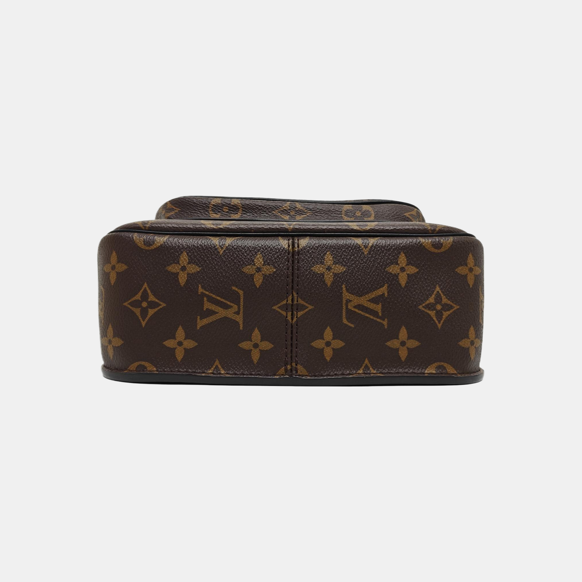 PASSY Monogram Coated Canvas Brown