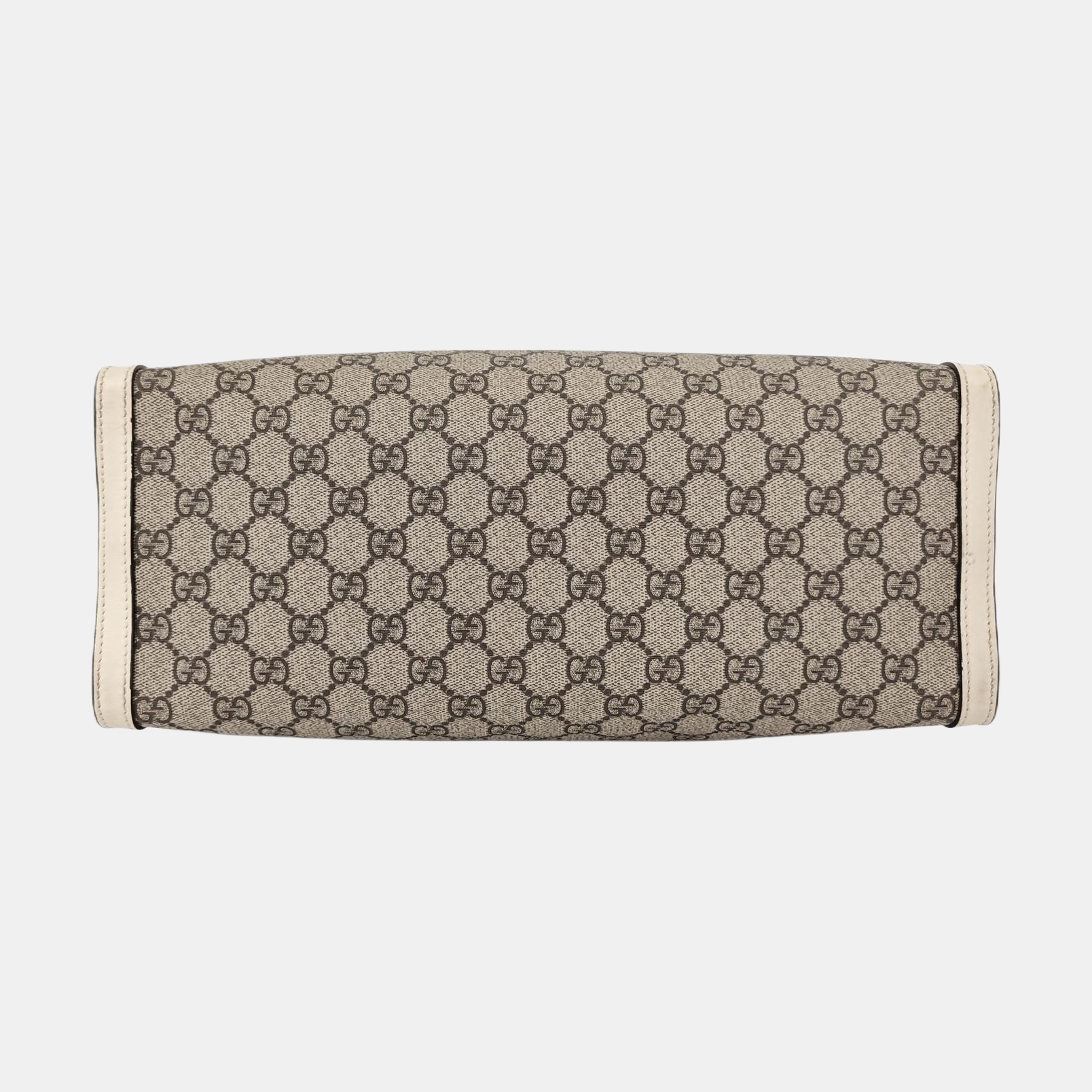Authenticated pre-owned  Padlock Medium Monogram Coated Canvas Beige - Shoulder Bag at Looply