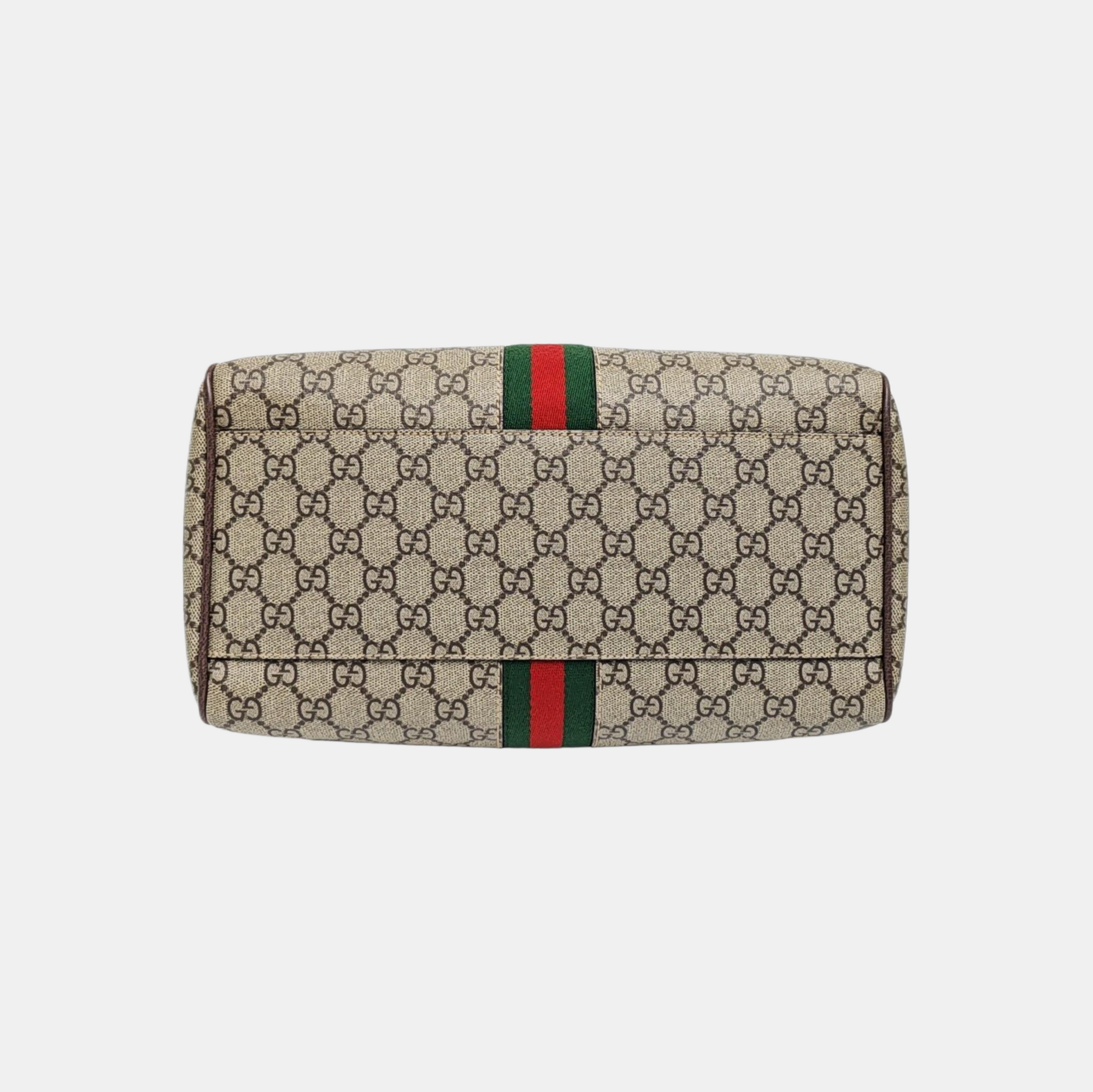GG Supreme Large Monogram Coated Canvas Beige