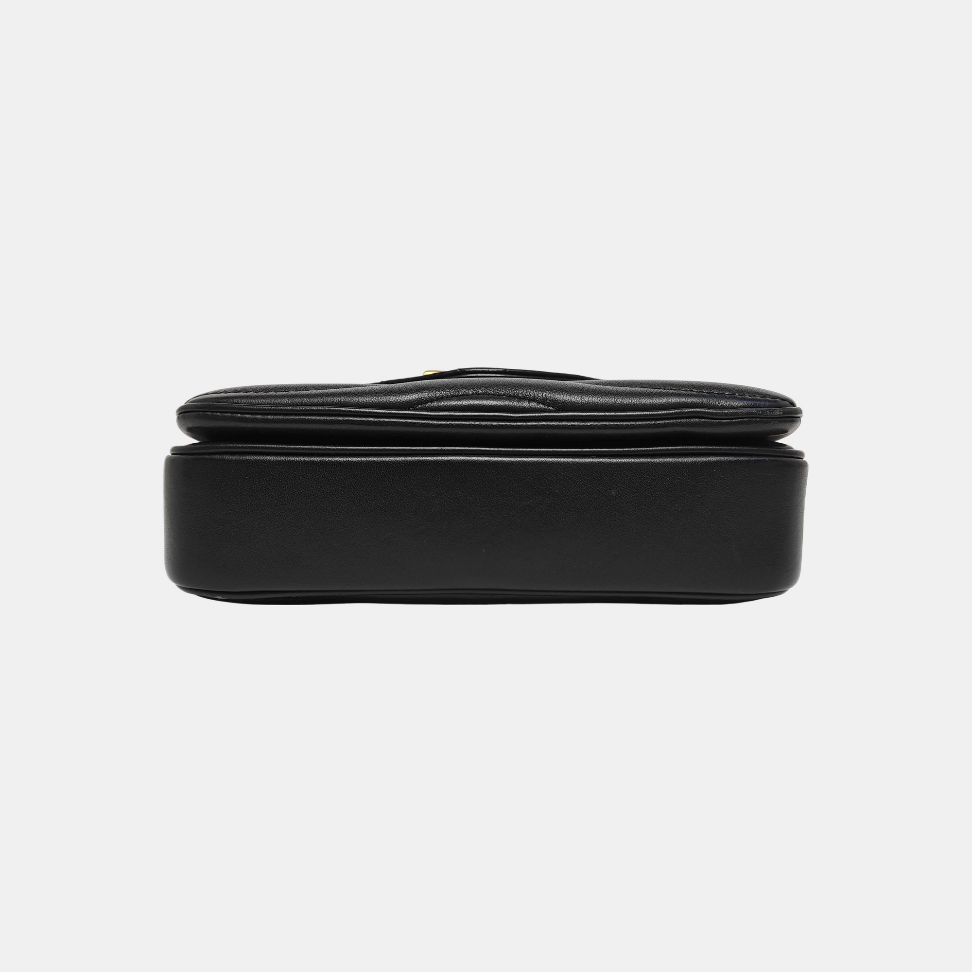 NEW WAVE PM Quilted Calfskin Black