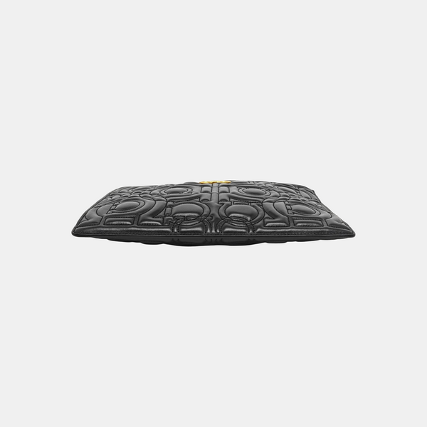 Quilted Calfskin Clutch Black