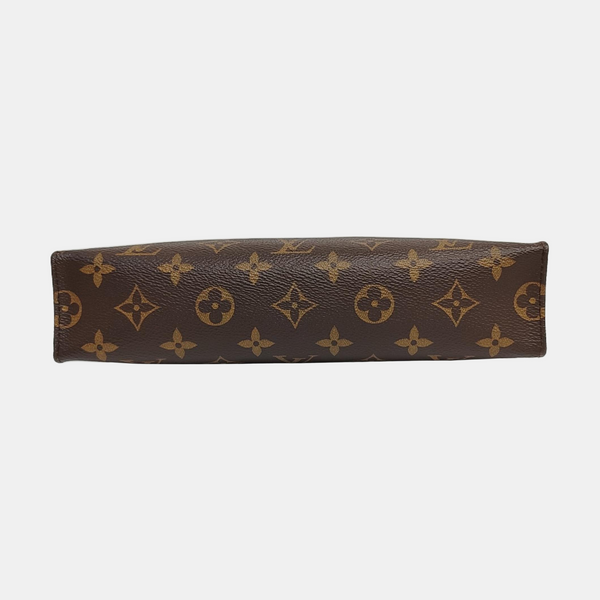 TOILET POCKET 26 Monogram Coated Canvas Brown