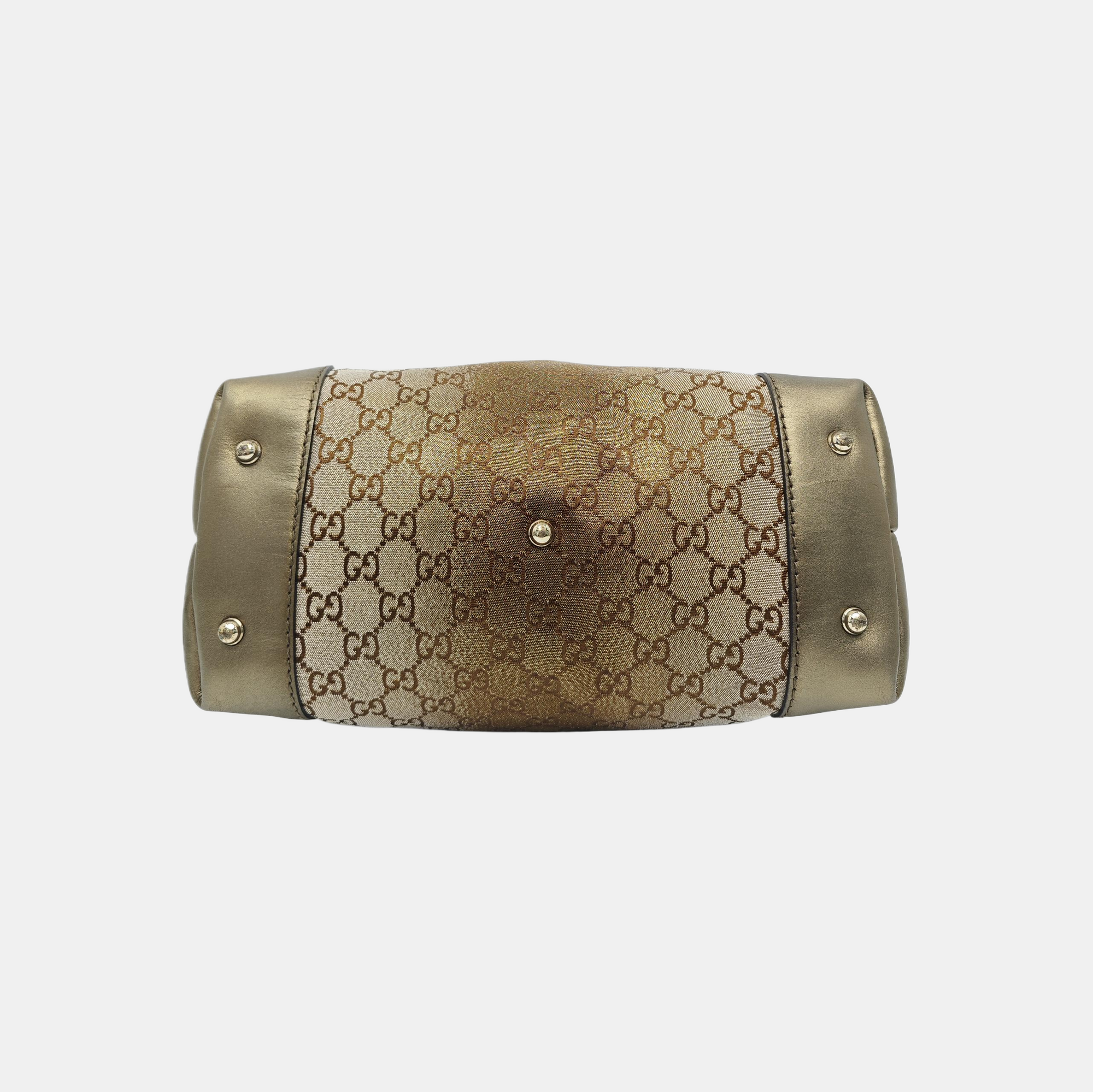Monogram Canvas Tote Bag Beige