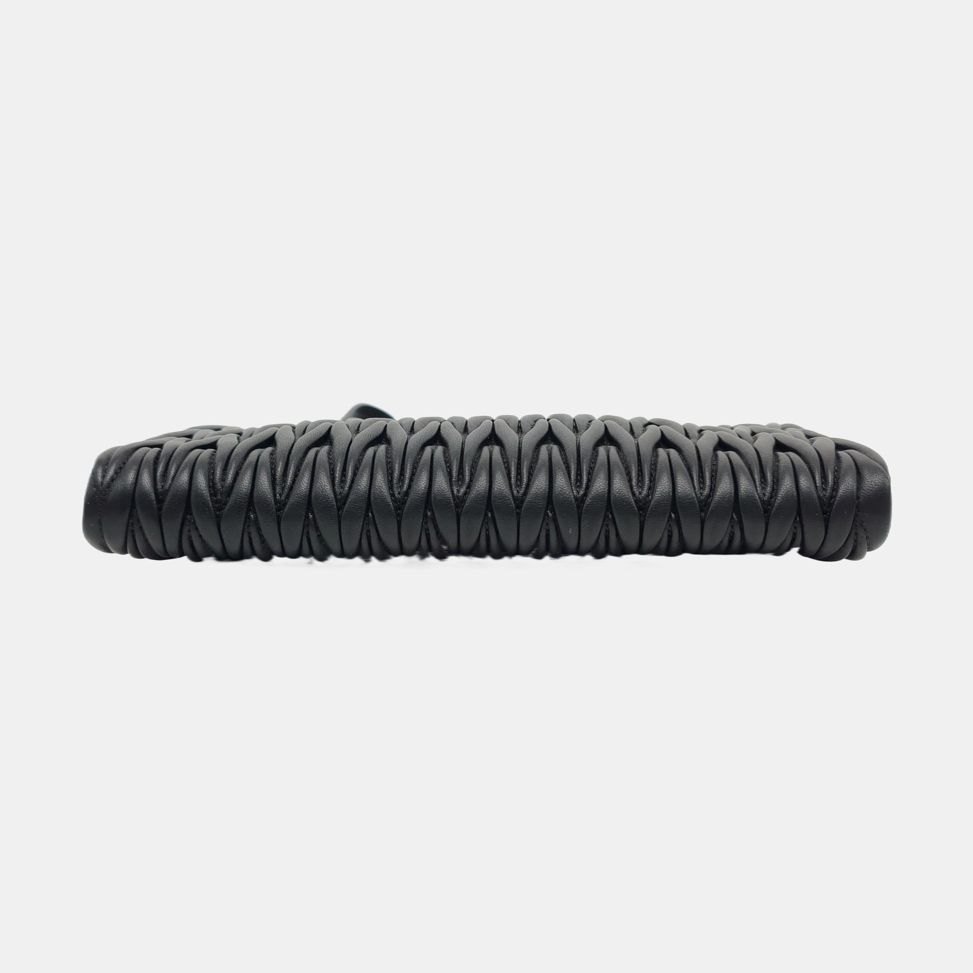 Matelassé Quilted Lambskin Black