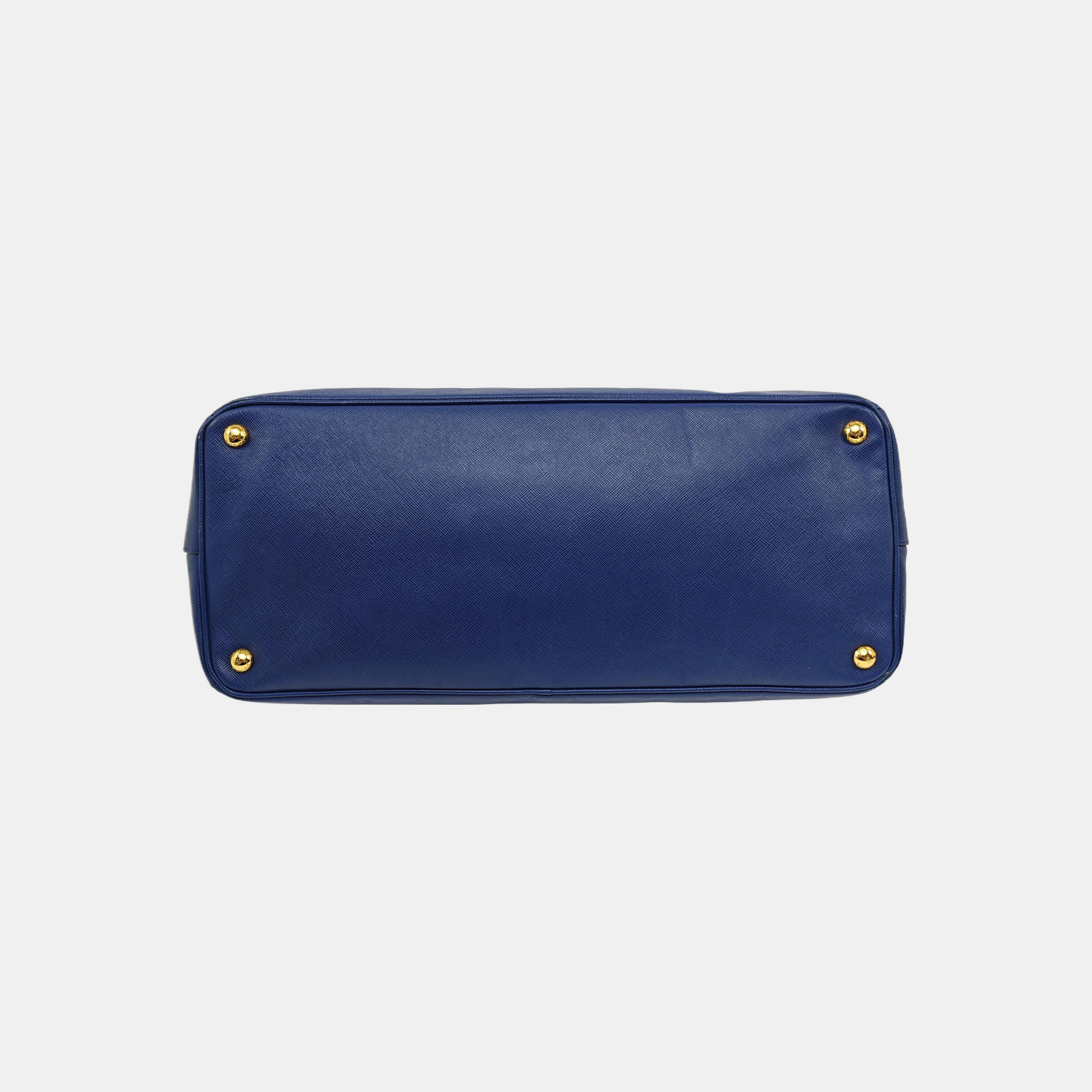 Galleria Large Saffiano Calfskin Blue