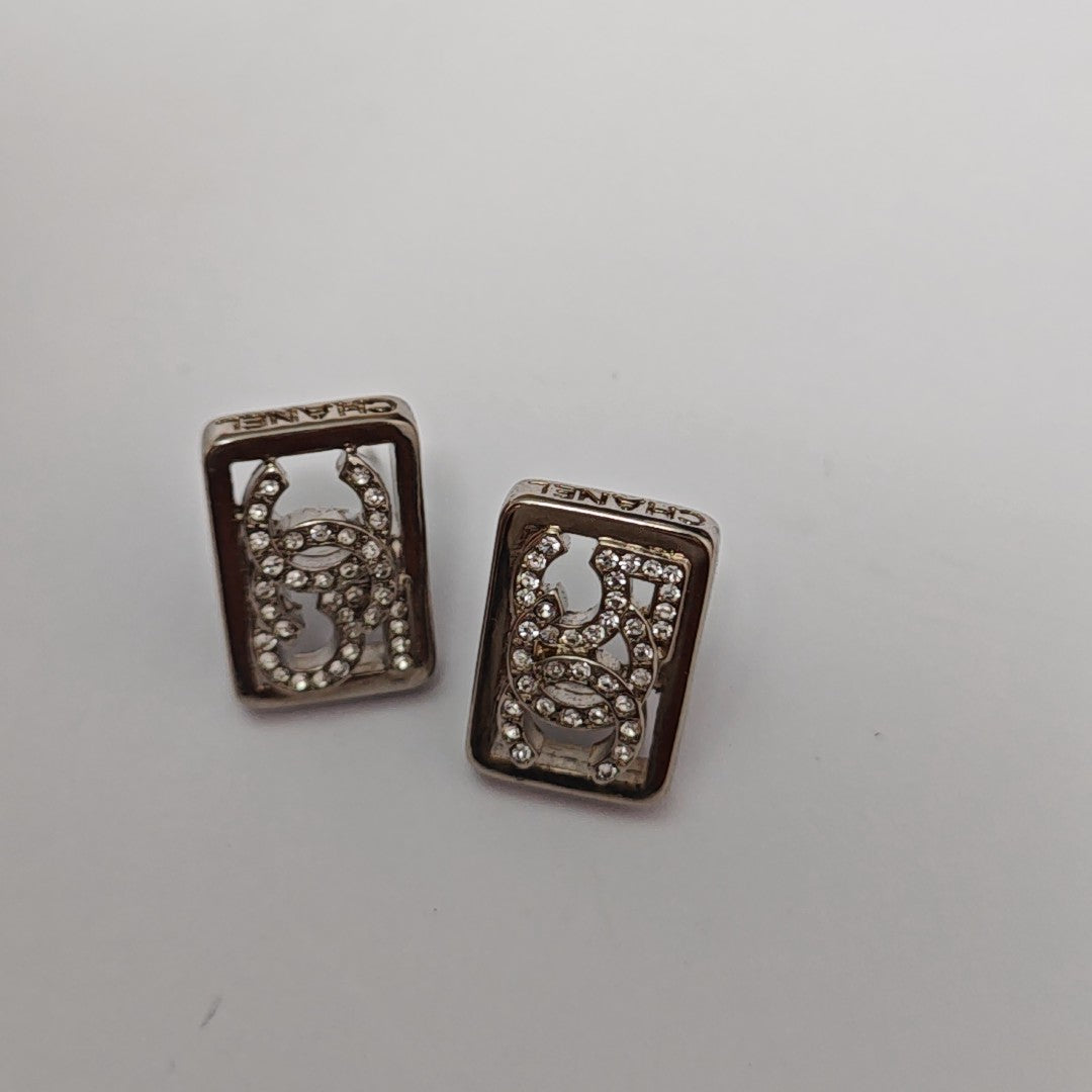 Metal Silver Stud Earrings