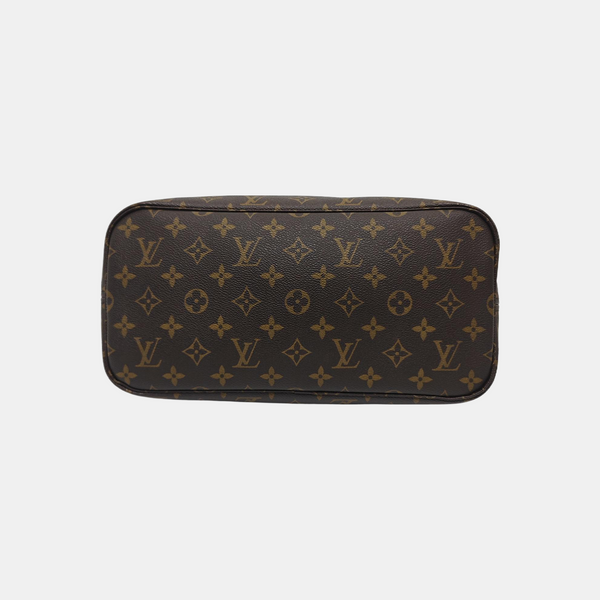 NEVERFULL MM Monogram Coated Canvas Brown