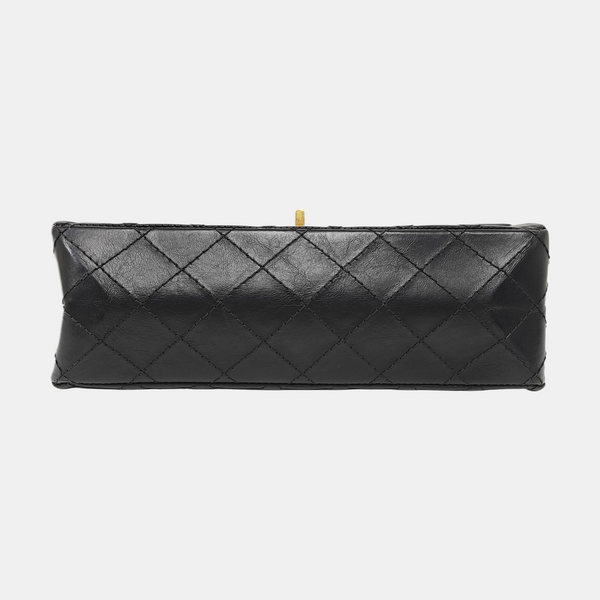 2.55 225 (small) Quilted Calfskin Black