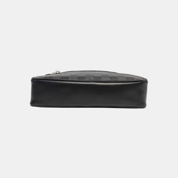 ALPHA Damier Graphite Coated Canvas Gray