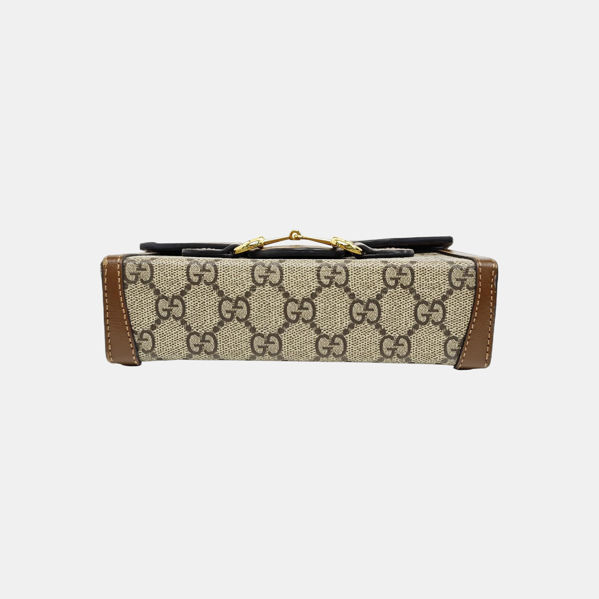 Horsebit 1955 Mini Monogram Coated Canvas Beige