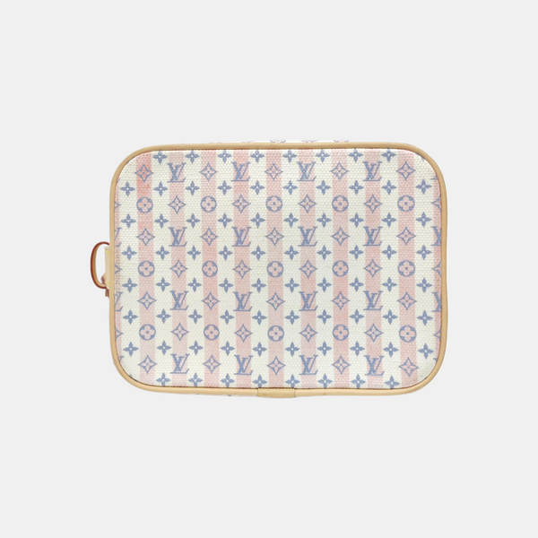 ALL IN PM Monogram Coated Canvas White