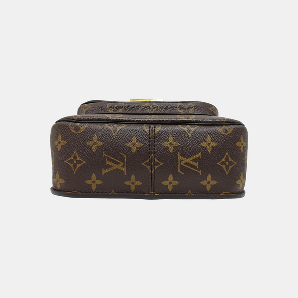 PASSY Monogram Coated Canvas Brown