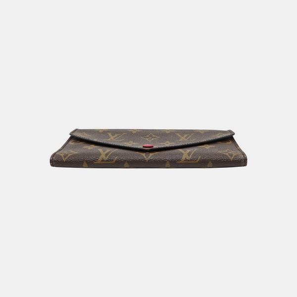 JOSÉPHINE Monogram Coated Canvas Brown Wallet