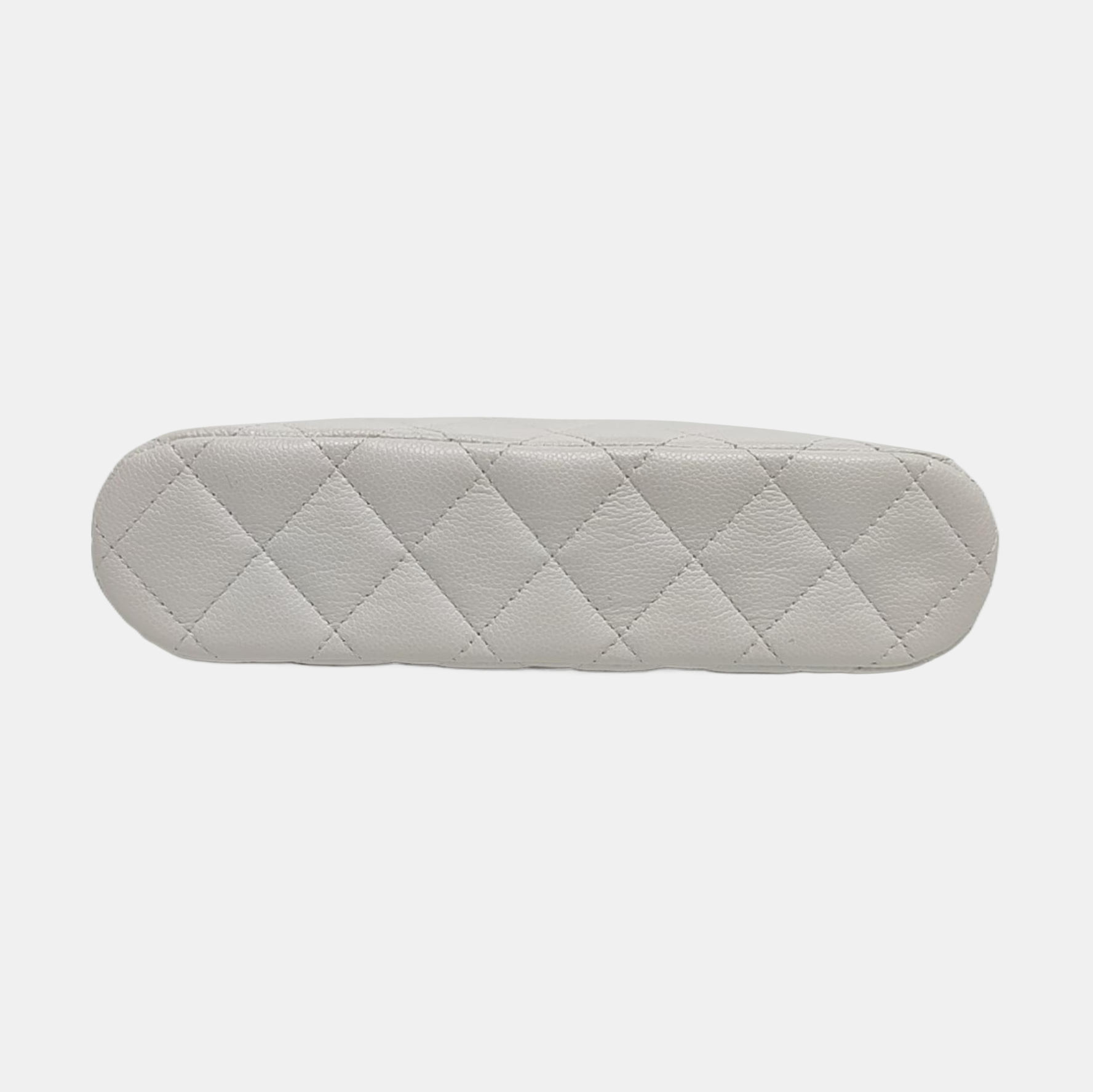 Quilted Grained Calfskin White