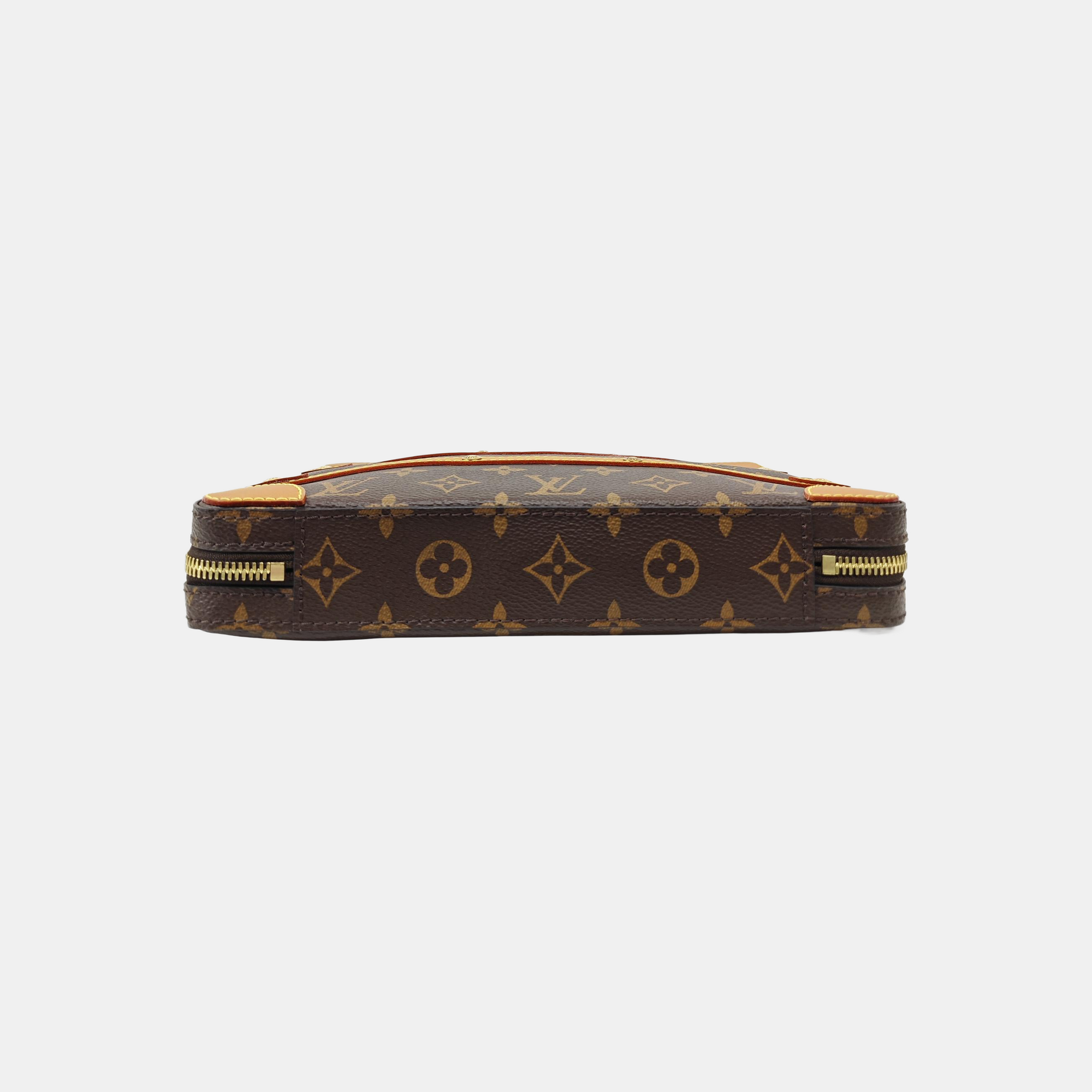 SOFT TRUNK PM Monogram Coated Canvas Brown