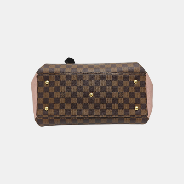 NORMANDY Damier Ebene Coated Canvas Brown